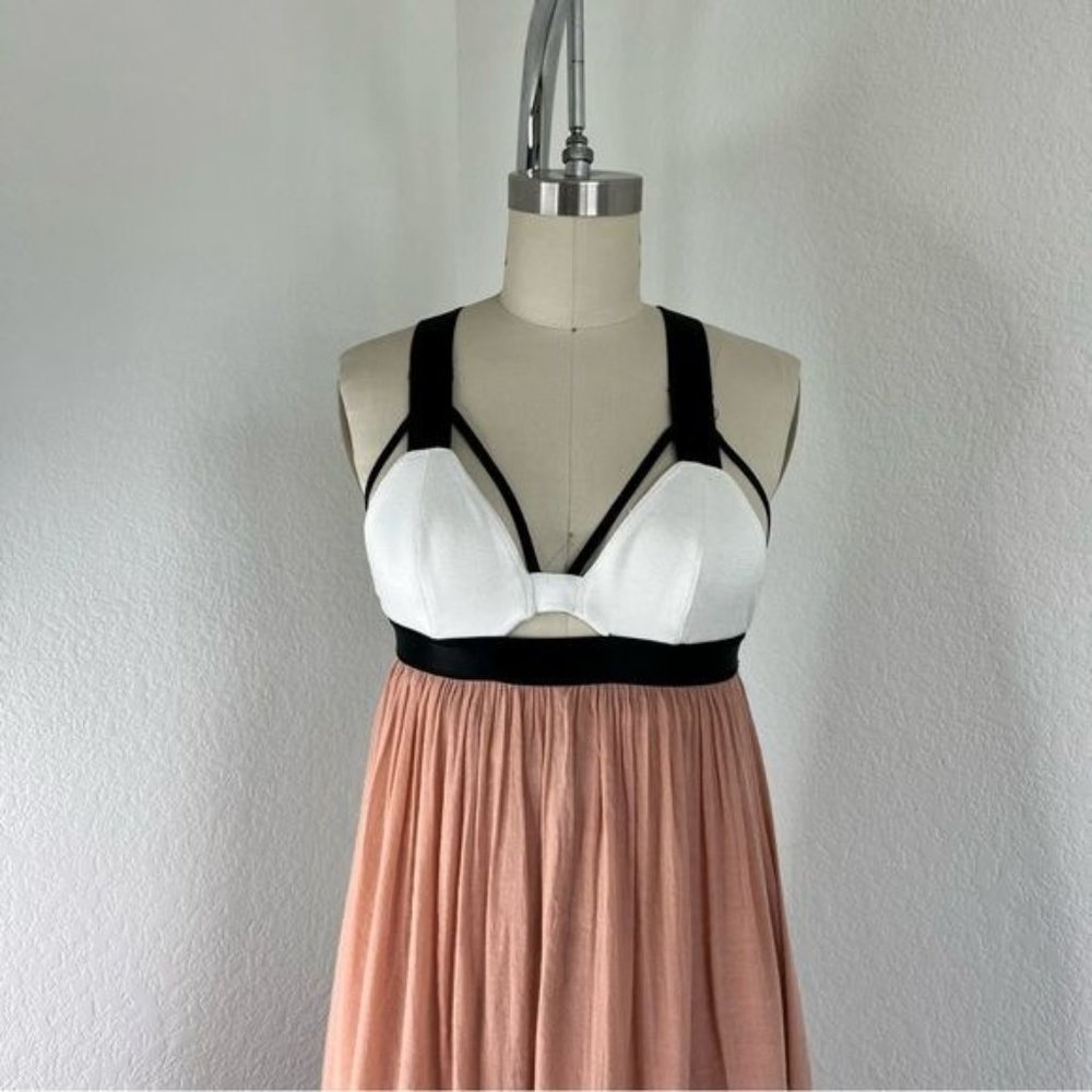 Blessed are the Meek Caged Cut Out Midi Backless Dress - Picture 2 of 8